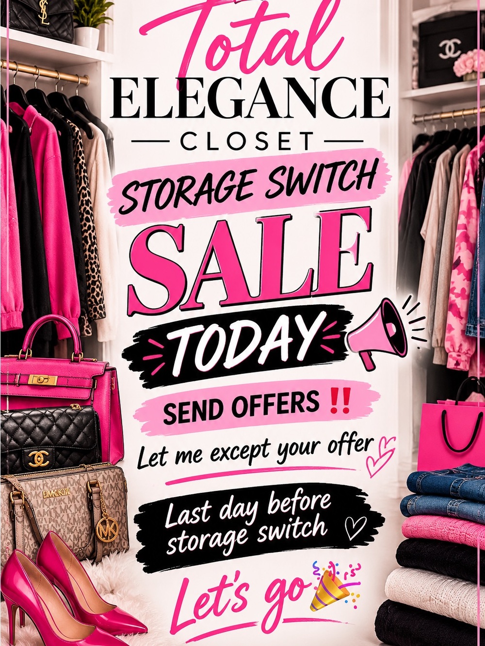 Total Elegance Closet Sale